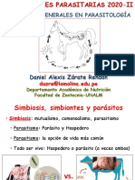 Clase CONCEPTOS GENERALES Enfermedades Parasitarias 2020-II