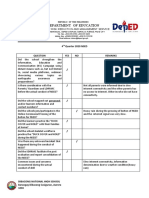 Department of Education: 4 Quarter 2020 NSED