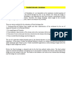 Detailed Hydraulic Calculations