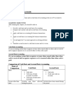 Cash and Accrual Basis: Topic Overview