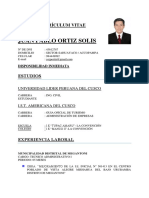 CV Juan Pablo Ortiz Solis