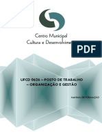 Manual de Apoio A Formacao - Ufcd 0626 - Posto de Trabalho - Organizacao e Gestao