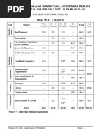 Maths Class X Periodic Test III Sample Paper 01