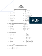 MF007 Tutorial 6 Integration Part I