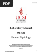 Lab Manual Human Physiology