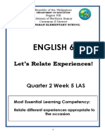 2 ENGLISH 6 - Q1 - W5 - Mod5 - Make Connection Between Information