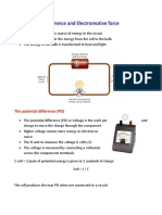 Electricity 03 - The Potential Difference