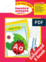 Take It To Your Seat Phonics Centers, Grades PreK-K