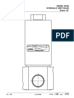 MODEL 84980 Hydraulic Vent Valve Series "B": Section Form 402085 DEC - 2005