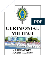 Alterações No Cerimonial Militar Do Exército