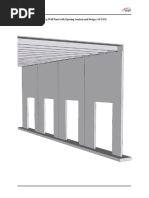 Reinforced Concrete Tilt Up Wall With Opening Panel Analysis Design ACI551