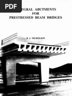 Integral Abutments For Prestressed Beam Bridges