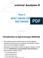 UV - Visible Spectrophotometry