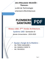 Cours Plomberie Sanitaire