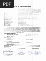 Acta de Inicio de Obra Luyando