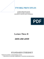 Network Principles (DataLink Layer) - Lecture 3 B