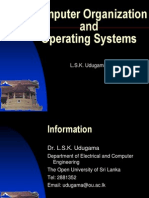 Computer Organization and Operating Systems: L.S.K. Udugama