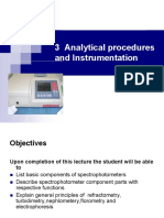 3 Analytical Procedures and Instrumentation and Instrumentation