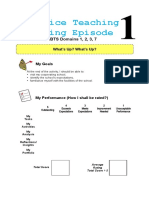 Practice Teaching Learning Episode: NCBTS Domains 1, 2, 3, 7