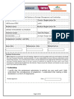 Strategic Change Management Assignment