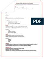 IGCSE Economics Revision Notes