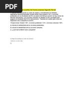 Examen Practico de Finanza Empresa Segundo Parcial