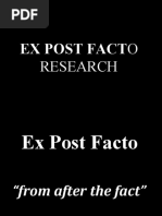 Ex Post Facto