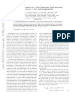 Entanglement Generation by A Three-Dimensional Qubit Scattering: Concurrence vs. Path (In) Distinguishability