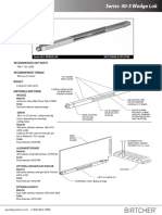 Recommended Gap Width Recommended Torque: Series 40-5 WEDGE-LOK DSCC 89064 & CID 59789