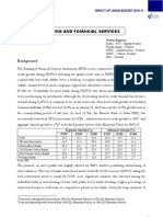 Banking and Financial Services: Background