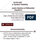 Lecture 2 Numeric Solution of Differential Equations