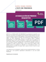 Acumulacion de Predios