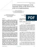 Healthful School Environment Component of The School Health Programme Roles of The Street-Level Bureaucrats in Its Implementation