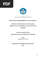 Modul 4 Strategi Layanan Dasar, Perencanaan Individual Dan Dukungan Sistem