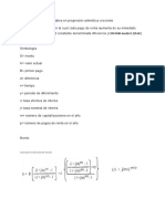 Anualidades Variables en Progresión Aritmética Creciente