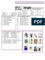 Verb To Be Grammar Drills 803