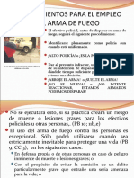 Procedimientos para El Empleo Del Arma de Fuego