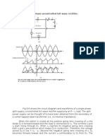 Split Supply Single Phase Uncontrolled Full Wave Rectifier (Ass PE)