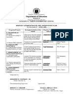 Supervisory Plan Sample