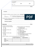 Devoir 2 Modele 1 Informatique Tronc Commun Semestre 1