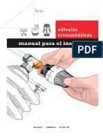 Valvula Termostatica Manual Instalador