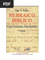 Hebraico Biblico - Uma Gramática Introdutória - Page H. Kelley