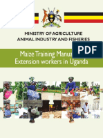 Maize Training Manual For Extension Workers in Uganda