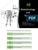 Module 8 - Biotechnology and Relevance To Society