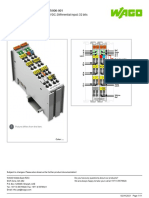 Data Sheet - Item Number: 750-637/000-001 Incremental Encoder Interface 24 VDC Differential Input 32 Bits