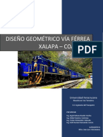 Diseño Geometrico Via Ferrea Xalapa - Coatepec