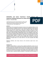 Walkability and Colour Experience: Façade Colours and Pedestrian Walking Preferences On Urban Streets