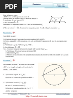 Serie D'exercices Corrigés - Math - Translation - 2ème Sciences