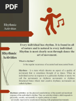 Rhythmic Activities - Introduction