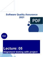 Software Quality Assurance 2021